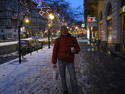 ННа улицах Будапешта.